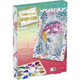 Kit de manualidades Lansay Collection Sequins Delfín con lentejuelas multicolor