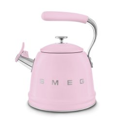Hervidora SMEG WKF01PK 2,3L Rosa Acero Silbato Universal