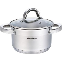 Olla Klausberg KB-7130 de 32 cm acero inoxidable 14L para inducción y lavavajillas