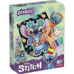 Kit Creativo Electrónico Pixelo Stitch Lansay Con 8 Ilustraciones y Lápiz Electrónico