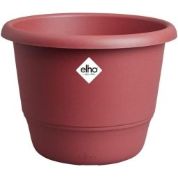 Maceta para exterior Elho Amiga Round 40 Roja 20 litros Polipropileno Reciclado con Plato