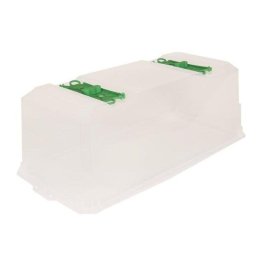 Cubre Mesa Cultivo Riviera Iziserre 80x40x28 Campana Traslúcida 2 Ventilaciones
