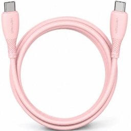 Cable USB 2.0 Tipo-C a Tipo-C Vention 60W 480Mbps 1m Rosa