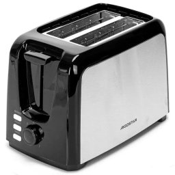 Tostadora Aigostar 2 Rebanadas 750 W Negro Acero Inoxidable