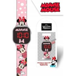 Reloj digital LED Kids Euroswan Minnie Mouse rosa para niños