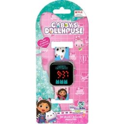 Reloj Digital LED Kids Euroswan Gabi's Dollhouse Multicolor