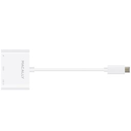 Macally UCHDMI4K Adaptador Multipuerto de USB-C a USB-C/HDMI 4K y USB-A