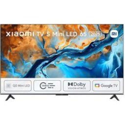 Xiaomi TV MiniLED 164 cm (65") S Mini 2025 UHD 4K QD-MiniLED con Google TV Dolby Atmos Dolby Vision IQ. Gris