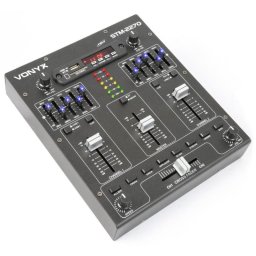 Mezclador de audio Vonyx STM2270 4 canales Bluetooth efectos SD USB