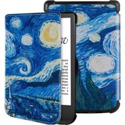 Estuche Gráfico Strado para PocketBook Touch Lux 4/5 con Activación Automática