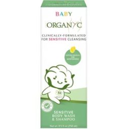 Y Farma Organyc Baby Sensitive Body Wash & Shampoo 250ml