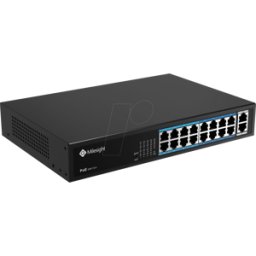 MILESIGHT MIL MS-S0216-GL - Switch, 18 puertos, Fast Ethernet, PoE+