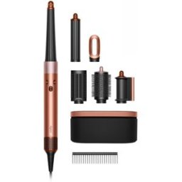 Dyson Airwrap I.d.ᵀᴹ Multisecador y secador de pelo [Enchufe europeo tipo F] 1 un. Amber Silk Straight + Wavy Hair