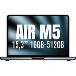 Apple Macbook Air 15,3"/ M5 10-Core CPU/ 16GB/ 512GB SSD/ 10-Core GPU/ Azul