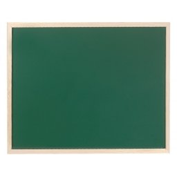 Pizarra verde q-connect marco de madera 40x30 cm sin repisa