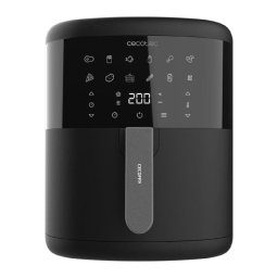 Freidora de aire Cecotec Cecofry Bombastik 6000 6L 1700W panel digital 12 programas recetario
