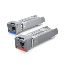 Tarjeta de Red Ubiquiti UACC-OM-SM-10G-S-2 SFP+ 10Gbps Dúo LC Simplex Fibra Óptica 10km