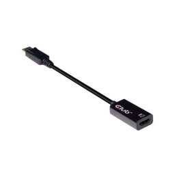 Adaptador DisplayPort 1.4 a HDMI 2.0b Club3D CAC-1080 4K 60Hz HDR Macho/Hembra Negro