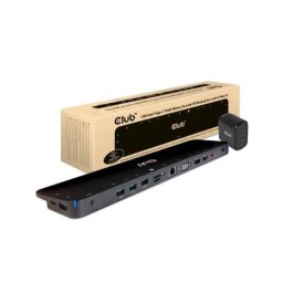 Docking Club3D CSV-1564W65 15 en 1 USB-C 2xUSB-C 5xUSB-A HDMI DP VGA RJ45 SD Audio 65W