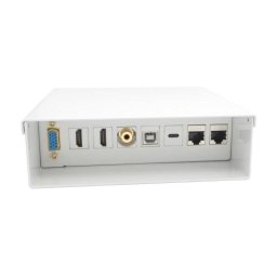 Caja de conexiones Aisens A127-0720 VGA 2x HDMI Jack 3.5 USB-C USB-B 2x RJ45 Cat.6A STP Blanca