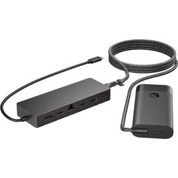 Concentrador USB-C HP Universal 7 Puertos Soporte Dual 4K HDMI DisplayPort Carga Rápida