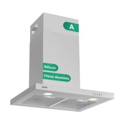 Campana extractora Svan SCPT601AIX Doble tiro 60cm Inox con LED