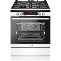 Cocina independiente Fagor 3CLG-610BB Negro/Blanco Giratorio Tocar