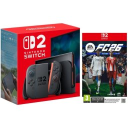 Nintendo Switch 2 7.9" FullHD HDR 120Hz 256GB Magnetic Joy-Con Modo Ratón Azul/Rojo + EA SPORTS FC 26 Nintendo Switch 2