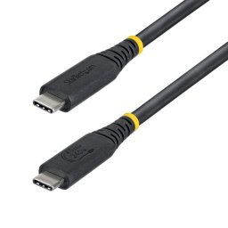 Cable USB4 StarTech CC50CM40GUSB4TP 0,5 m USB-C a USB-C 40 Gbit/s Negro