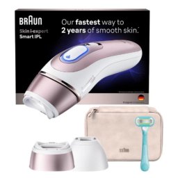Depiladora Luz Pulsada IPL Braun Skin i-expert 10 Niveles 2 Cabezales Detector de Tono