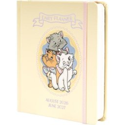 Agenda Escolar Disney Los Aristogatos 2026/2027 Día Página con Lomo