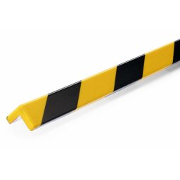 Cantonera de Pared Durable C19 Plana 1000 mm Negro/Amarillo