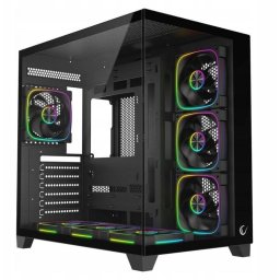 Caja PC Rampage Sealite 7 Ventiladores RGB ATX Negro