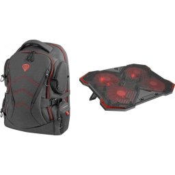 Mochila gaming Genesis Pallad 550 para portátil 17,3" con base refrigeradora