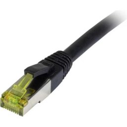 Cable de red Synergy 21 S217870 CAT6a 0,25 m S/FTP blindado negro