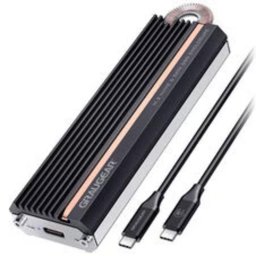SSD Gehäuse Graugear G-M208-20G M.2 Negro SATA USB-A NVMe