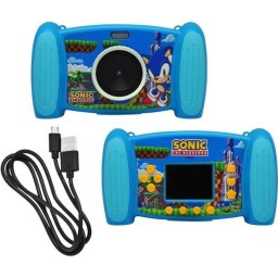 Cámara Compacta Kids Licensing Sonic The Hedgehog 5MP Zoom 4x Azul