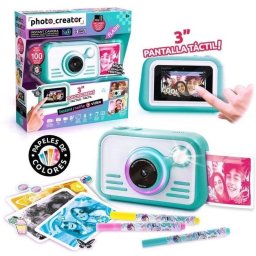 Cámara Instantánea Canal Toys Photo Creator CLK046 Flash Doble Objetivo Negro