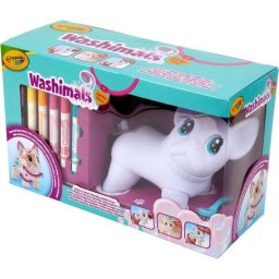 Figura lavable Crayola Washimals Perro Jumbo con 5 rotuladores y cepillo