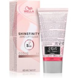 Shinefinity Zero Lift Glaze Tinte Demipermanente Para El Cabello Tono 010/0 Lightest Blonde Natural 60 Ml