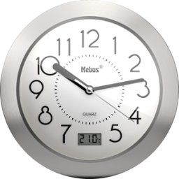 MEBUS 41964 - Reloj de cuarto de baño de cuarzo