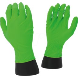 KS TOOLS GMBH COM 512.0462OP - Guantes de COMPETICIÓN Nitril, M, caja 10x50 pack, verde