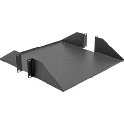 DELOCK 66748 - Estante de 19", 2 U, doble cara, gris oscuro