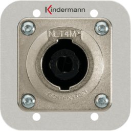 KINDERMANN KMAS 7441-413 - Conector hembra Audio Speakon de 4 polos Doble diafragma