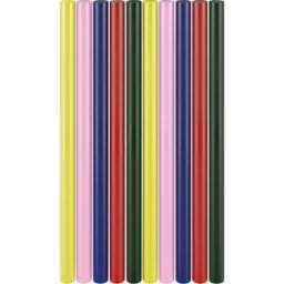 GOOBAY 77856 - Varillas adhesivas color Ø 11 mm, 5 colores/2 piezas por color,