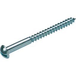 CIMCO 190161 - Tornillo de madera cabeza media redonda con ranura 4,0x35mm, paq