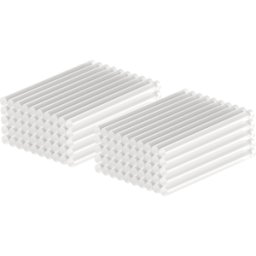 GOOBAY 77854 - Varillas adhesivas Transparentes Ø 11 mm, 100 piezas, 11 mm x 20