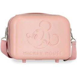 Disney Neceser ABS Mickey Good Trip con capacidad de 9L. Rosa