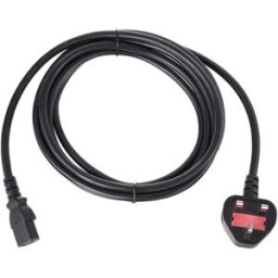 the sssnake Powercord UK C13 3m Negro