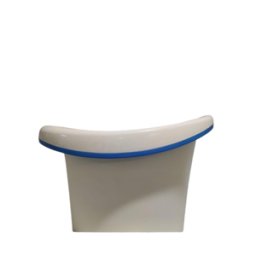 Bañera cubo para bebé blanco/azul